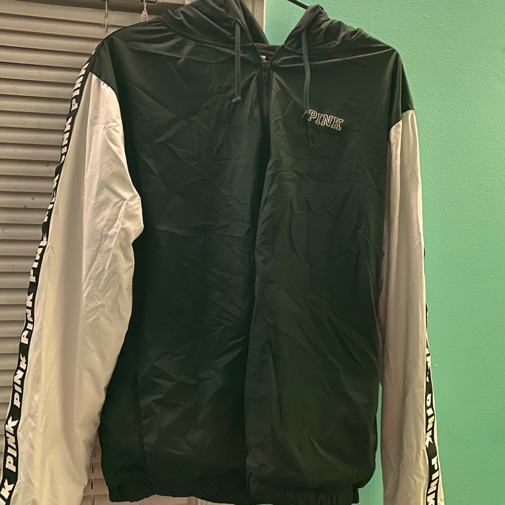 pink zip up